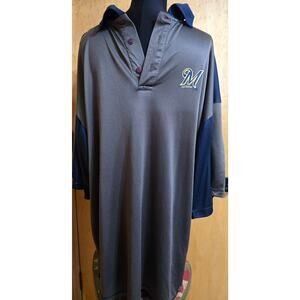 MLB Milwaukee Brewers Men's Polo 2XLT
